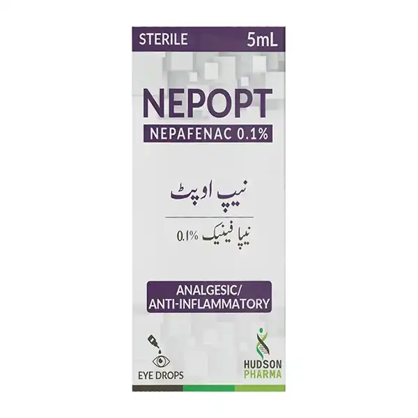 Nepopt Eye Drops 0.1% 5ml 1s